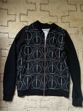 Blackmilk Harry Potter Deathly Hallows Bomber Jacket size small